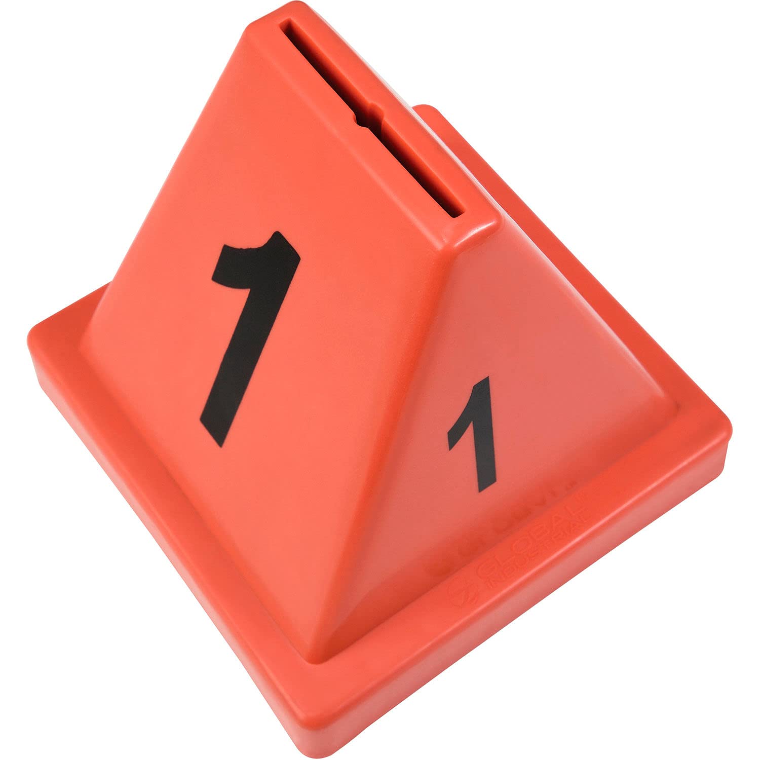 Global Industrial Numbered Cones, 1-20, 4-1/2