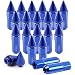 SCITOO 20PCS Blue Lug Nuts 60mm Tall, 12×1.5 Thread Size, Fits for Acura Integra/MDX/RDX/TL Honda Accord/Civic/CR-V/Element/Insight Toyota Camry/Celica/Corolla 1986-2012