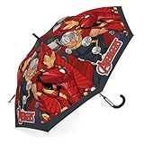 ARDITEX. PARAGUAS INFANTIL DE POLIÉSTER, MODELO VENGADORES, 8 PANELES, DIÁMETRO 86CM, APERTURA AUTOMÁTICA.