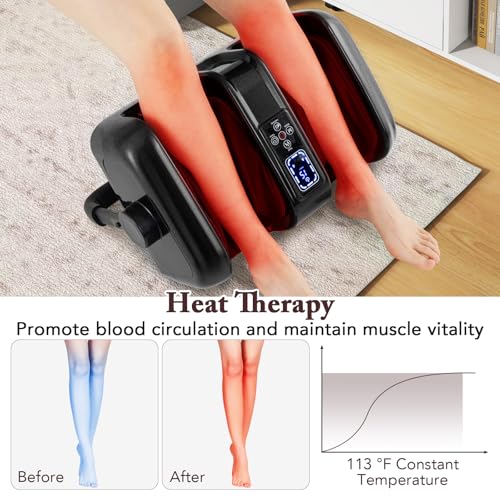 ARLIME Foot Massager with Heat, Deep Kneading Shiatsu Massage Machine for Muscle Arm Relaxation, Foot and Calf Massager Gifts for Adults (Black) - Thumbnail 4