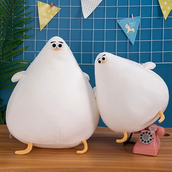 JOSON Chubby Plush Seagull Toy, Cute Cartoon Plush Fat Chicken Animal for Boys and Girls (15.78)