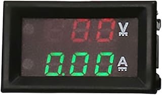 DC100V 10A Voltmeter Ammeter Blue Red Dual Amp Volt Voltage Current Meter Gauge Tester Panel Digital LED Display 1Pcs (Color : 3)
