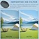 QGGTQG CPL Filter 52 mm Universell für Handykamera - Clip-On-Polarisator Mit Gewinde-Clip für iPhone, Samsung, Android-Smartphones