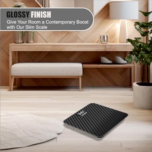 Image of Healthgenie Weight Machine for Body Weight Thick Tempered Glass LCD Display With 3 Years Warranty Weighing Scale Rampweigher