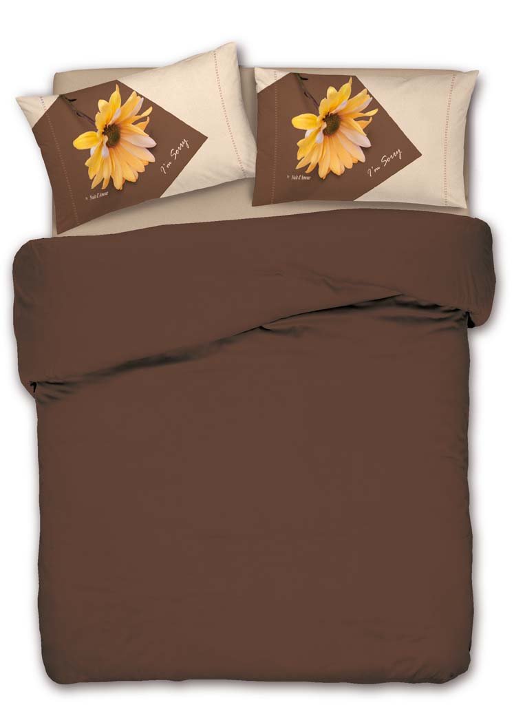 Juego Funda Nórdica 2P Impresión Digital Margarita Beige