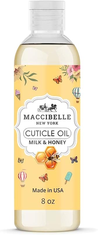 Óleo para cutículas Maccibelle Milk and Honey, 240 mL
