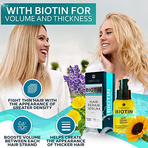 Bellisso BIOTINSERUM1 Biotin Hair Thickening Serum For Men And Women - Intense Strengthening Treatment Product thumb #1