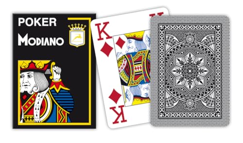 Modiano Poker 4 Jumbo Index Schwarz