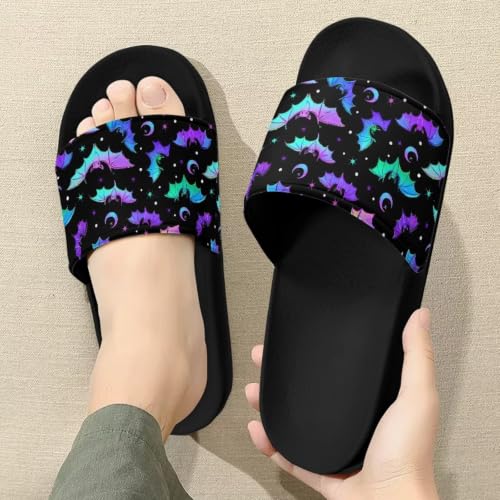 Image of Footwear for Mens Open Toe Athletic Sandals Anti-Slip Sole Slide Sandals Pillow House Flat Shoes Comfortable Slip On Slippers for Indoor & Outdoor