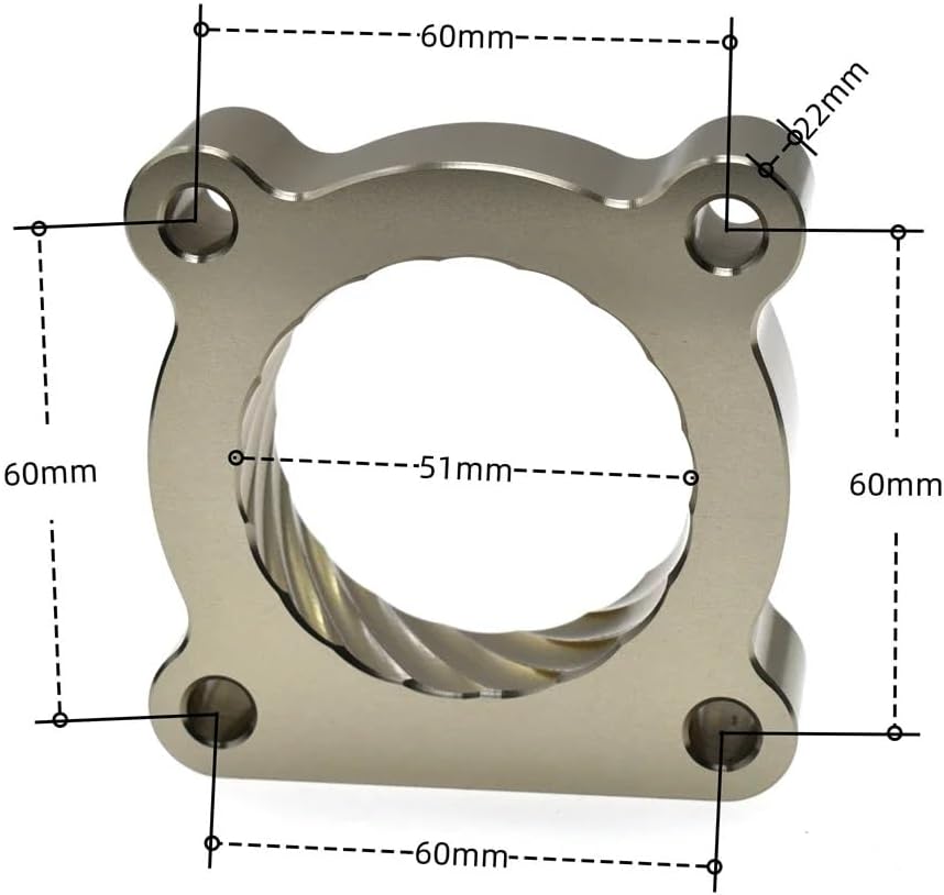 Car Engine Throttle Bodies Throttle Body Spacer For Nissan For Tiida For Bluebird For Sylphy For Venucia T60 M50 N17 G11 HR12 HR15 HR16 Vortex Intake Gasket Throttle Valve