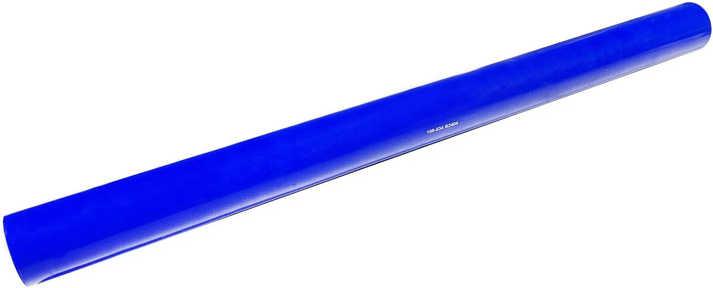 BST BSSP Radiator Silicone Coolant Hose 2.5" I.D. 3 Foot Stick Peterbilt Freightliner, 4 Ply Straight Hose W/Rubber lining