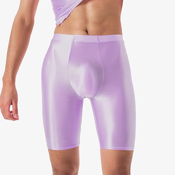 RUMAOZIA Boxer Pour Homme - En Cuir Synthétique - Pour Fête - En Latex - Effet Mouillé - Effet Mouillé - Legging De Sport - Aspect Laqué - Hipster - Sous- Vêtements, Z01 Noir, S