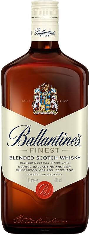 Whisky Ballantine's Finest Blended Escocês - 1 Litro