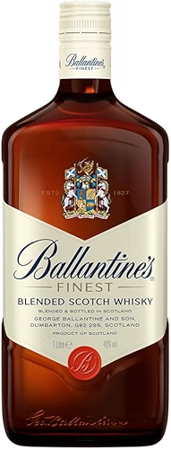 Whisky Ballantine's Finest Blended Escocês - 1 Litro