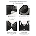 Posture Back Front-Closure Plus Size Wonderwire Lace Bra Underwire #1255 Black