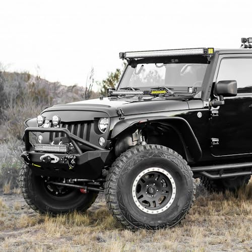 Nilight - ZH023 52Inch Spot Flood Combo Led Light Bar 2PCS 4Inch 18W Spot LED Fog Lights With Off Road Wiring Harness- 3 Leads, 2 Years Warranty by Nilight - Image 7