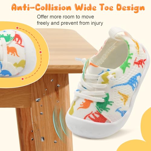 Image of JIASUQI Baby Shoes for Toddler Boys Girls Sneakers Slip on Walking Shoes for Babies