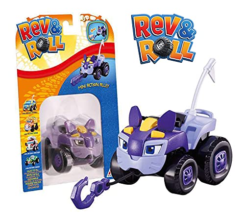 Concentra Rev-&-Roll Mini Action Alley Collectible Toy Vehicle