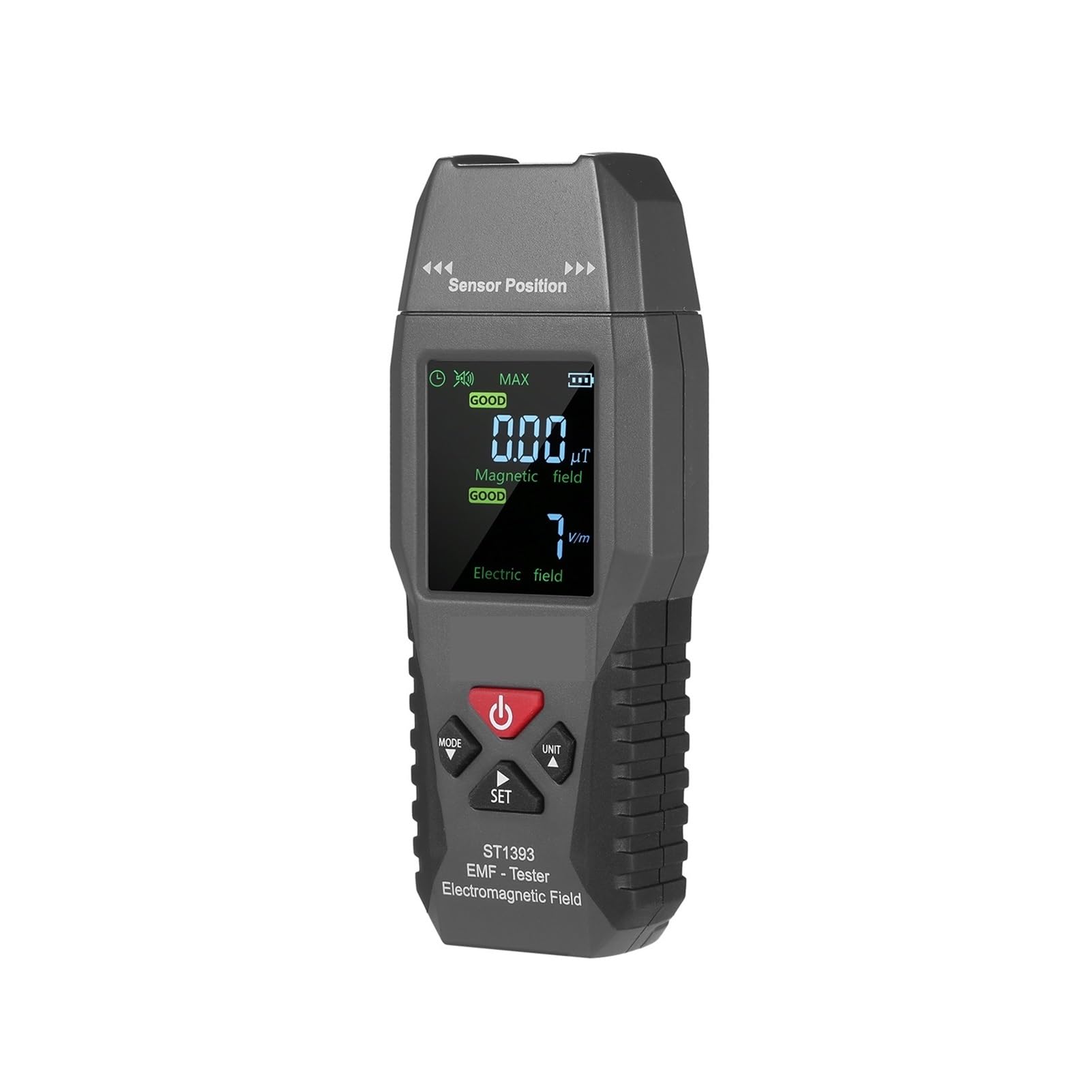 ST1393 miernik EMF Tester promieniowania pola elektromagnetycznego ręczny Mini cyfrowy detektor pola elektromagnetycznego LCD Do biura