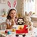 Yelakey Jesus Plush That Breathes, Jesus Stuffed Doll with Glow&Songs, Easter Toy Savior Doll for Church Sunday School Religious Easter Gift for Kids (Brown)