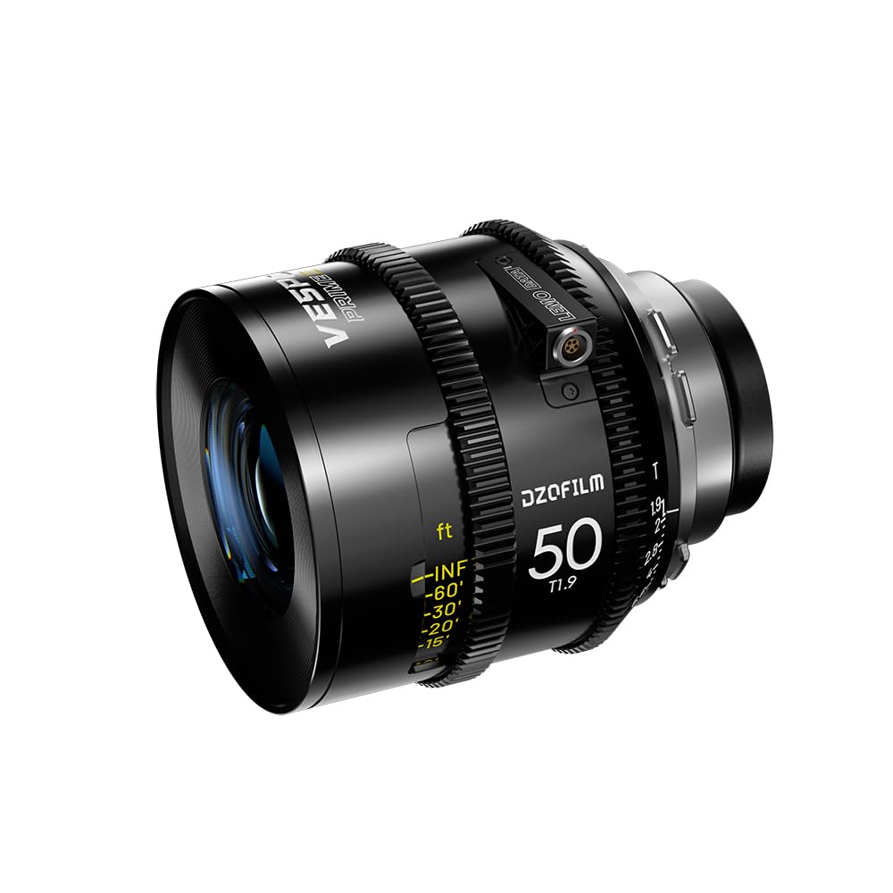 DZOFILM Vespid 2 T1.9 Cinema Prime Lens – Full-Frame PL Mount Manual Focus Lens for Professional Filmmaking (DZO-V250IH)