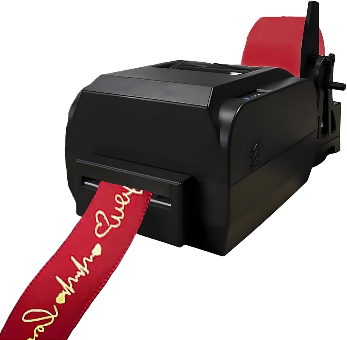 Digital Satin Ribbon Printer Machine,Personalized Ribbon Machine,DIY Customizable Ribbon Printer with Holder,Supports 50+ Languages,for Weddings/Parties/Birthdays SingleRow