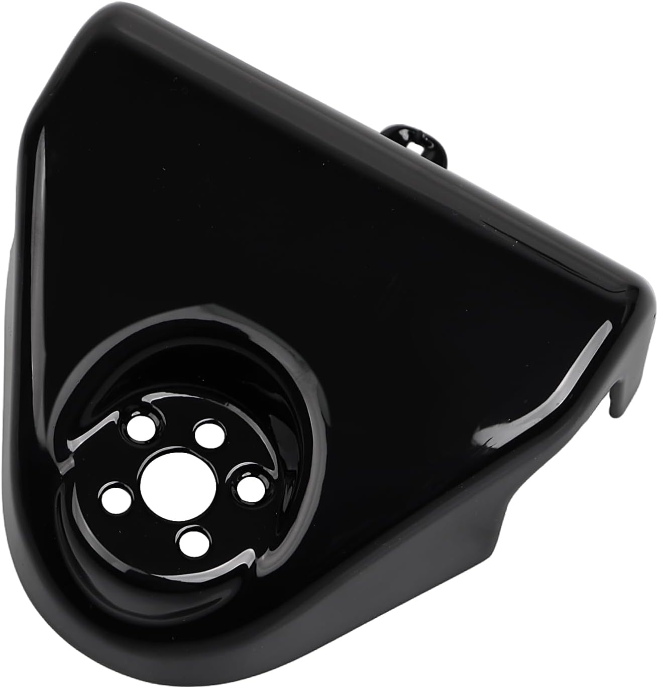 Black Headlight Nacelle Handlebar Clamp Cover For Harley Road King Classic FLHRC/Anniversary FLHR/Classic FLHRC/Classic EFI FLHRCI/Custom FLHRS/EFI FLHRI 1994-2013