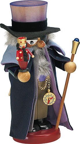 German Christmas Nutcracker Drosselmeyer - 30cm / 11,5 inch - Authentic German Erzgebirge Nutcrackers