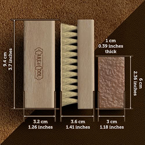 Care & Cool CCSNCL01 Suede And Nubuck Cleaner Kit (8 Oz) Restores Color & Vibrancy To Shoes Clothes thumb #7