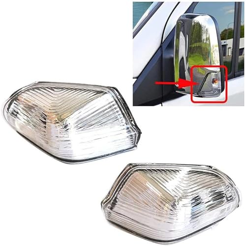 Luz de señal de giro de espejo retrovisor con carcasa resistente para Sprinter W906 2