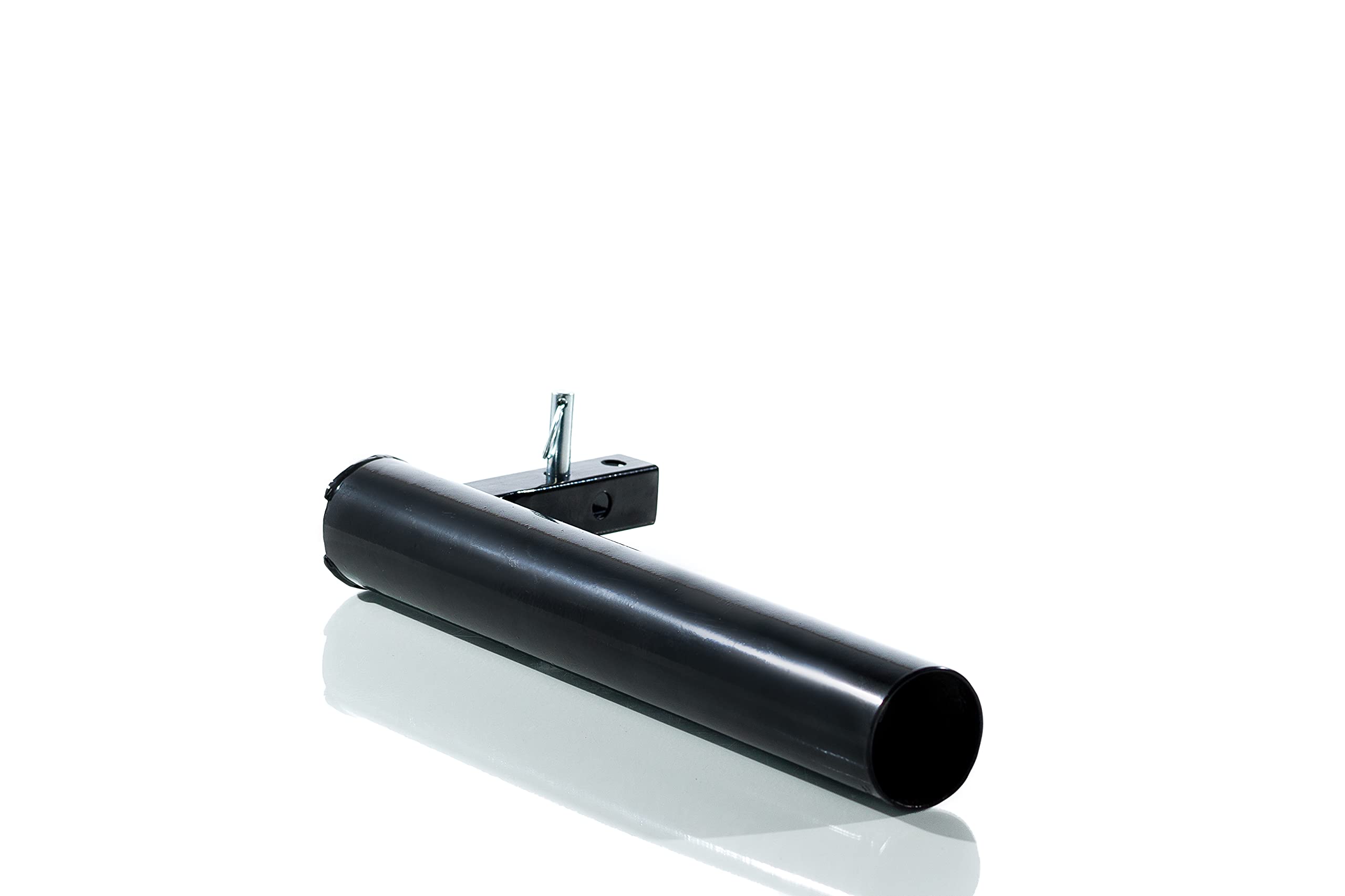 Soporte de metal individual para bastones de movilidad y sillas eléctricas (solo funciona con scooters y sillas eléctricas equipadas con receptor de enganche de 1 x 1 pulgada)