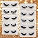 Newcally Lashes False Eyelashes Natural 3D Faux Mink Lashes 10 Pairs 10 Styles Wispy Fake Eyelashes Dramatic Handmade Reusable Lashes Pack with 10 Portable Eyelash Boxes