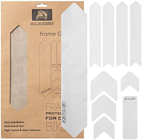 Namey Bike Frame Protection Tape, Transparent Bicycle Frame Tape Guard, Clear Protective Stickers Set for Bicycle Mountain Bike Road Bike Off-Road (Transparent)