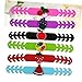 FRCOLOR 6Pcs Mask Ear Rope Buckle Silicone Ear for Comfortable Outdoor Use Mixed Colors for Mask Accessories for All Ear Band Masks