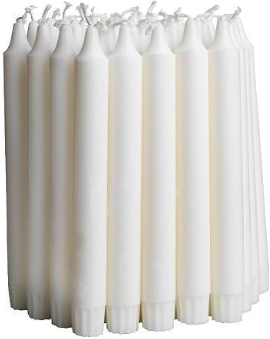 IKEA JUBLA Pack of 50 Table Candles, Lustre Candles, Fragrance-Neutral, White, Unscented