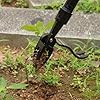 BuyLaunch Manual Weed Puller Tool 4-Claw Steel Head Weed Remover with Long Handle for Garden