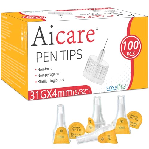 Pen Tips 31G x 4mm Universal Fit 100/bx Comfortable Extra-Thin