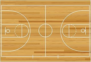 Haoyiyi 7x5ft Basketball Backdrop Overlooking Basketball Court Sports Stadium Match Club Photography Background Happy Birthday Themed Party Sportsman Kid Man Artistic Portrait Photo Studio Props