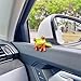Motaney Frog Car Accessories Rear View Mirror Hanging Accessories, Car Dashboard Center Console Ornament Computer Display Screen Decoration, Cute Office Desktop Decor