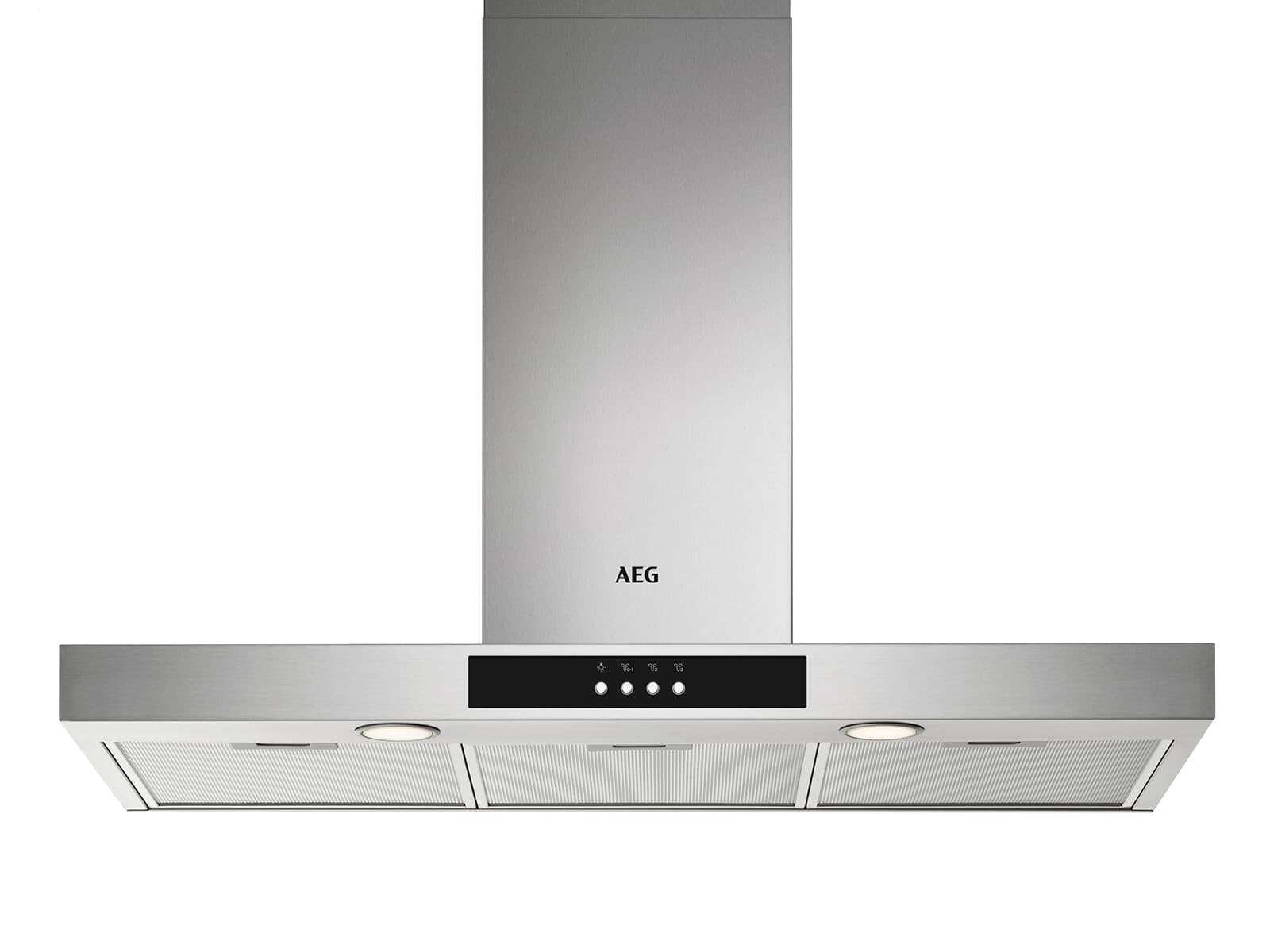 Hotte inox 600 m³/h AEG DBB3951M touches de course courtes - 8