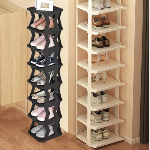 Étagère à chaussures multicouche amovible et modulable pour l'entrée - 3