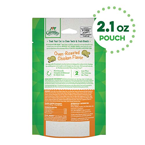 Greenies 10205248 Feline Adult Natural Dental Care Cat Treats thumb #1
