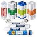 iSpring F31KU200 Upgraded 200 GPD 3-Year Replacement Filter Pack for RCC2AK-UV 7-Stage Reverse Osmosis System with Alkaline Mineral & UV, 31-Piece