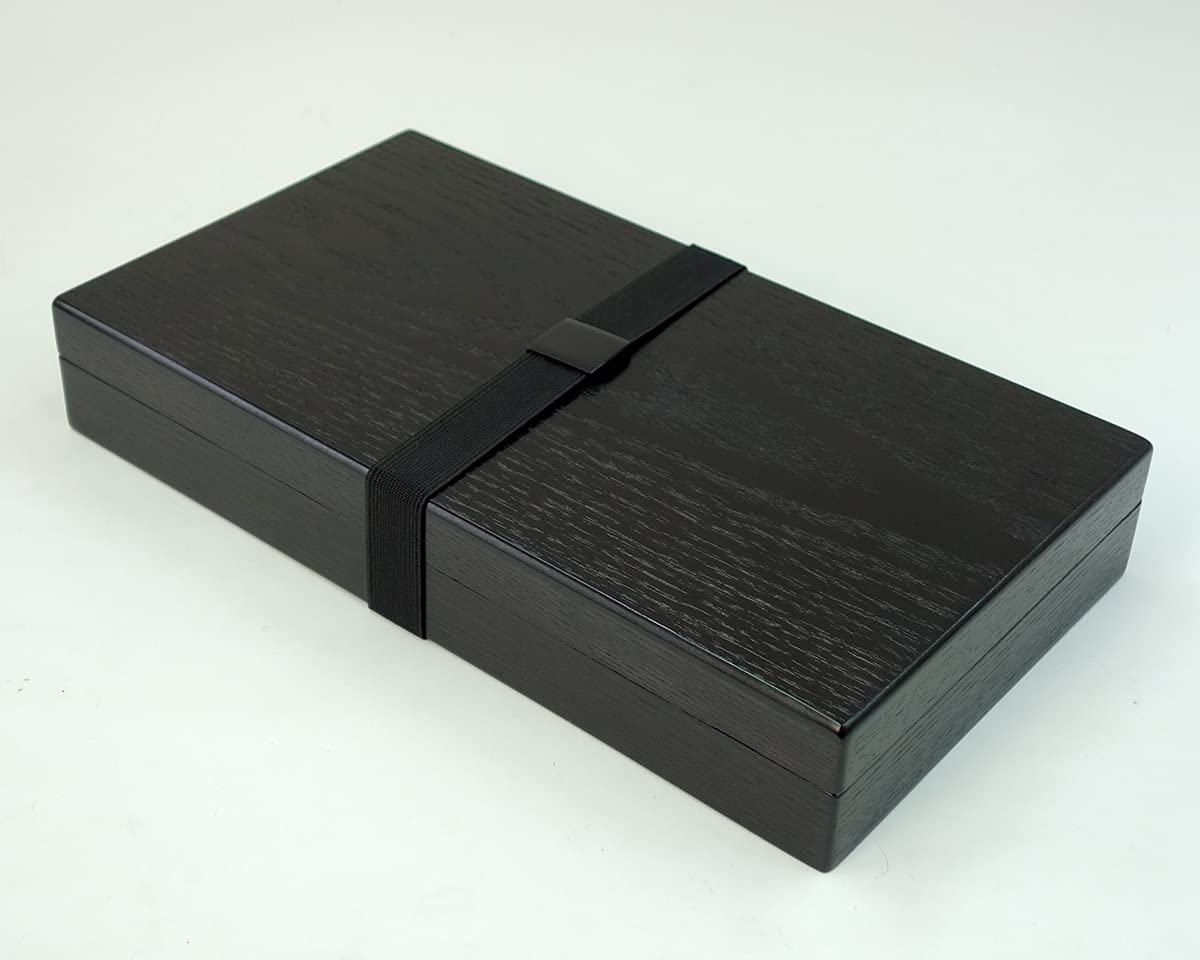 Amazon | 硯箱 携帯用 大 黒 (横幅16cm) | 硯 | 文房具
