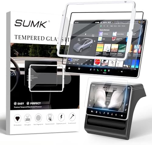 15.4" HD Screen Protector for Tesla Model 3 (2024-2026)/Model Y 2...