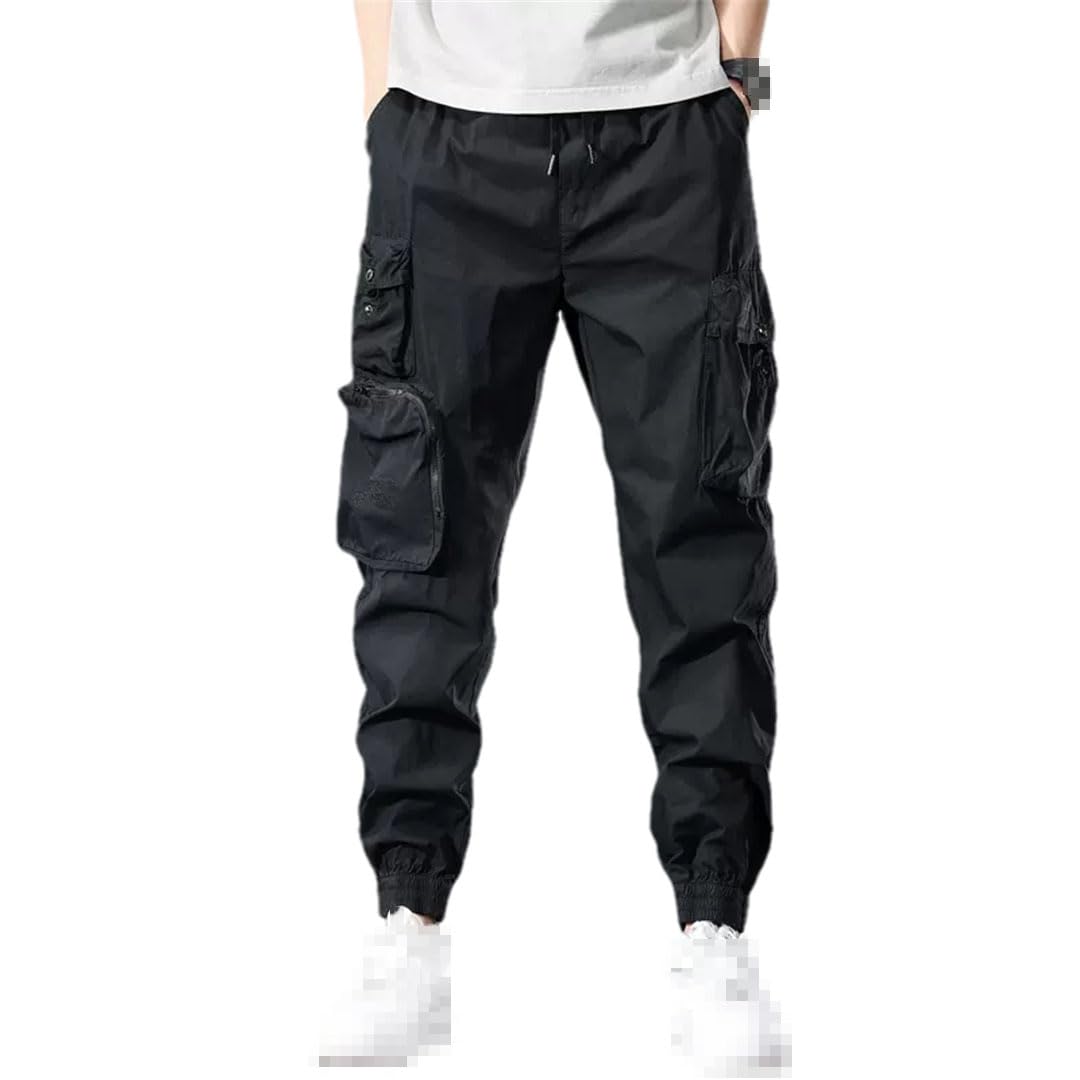 Pantalones Cargo para Hombre, Pantalones Holgados Tácticos Militares De Verano, Ligeros, con Cordón En La Cintura Elástica