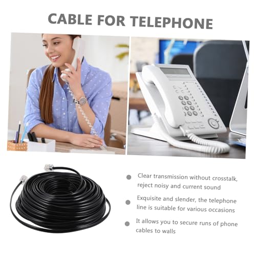 Cable telefónico RJ11 de cobre con interfaz protegida para comunicación estable 5