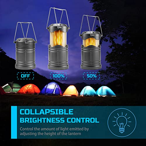 Lichamp-4-Pack-LED-Camping-Lanterns-Flame-Lights-Collapsible-Flameless-Candles-Tea-Lights-Portable-Battery-Powered-Camping-Lights-Emergency-Supplies-Kit-Dual-Light-Mode-Dark-Gray