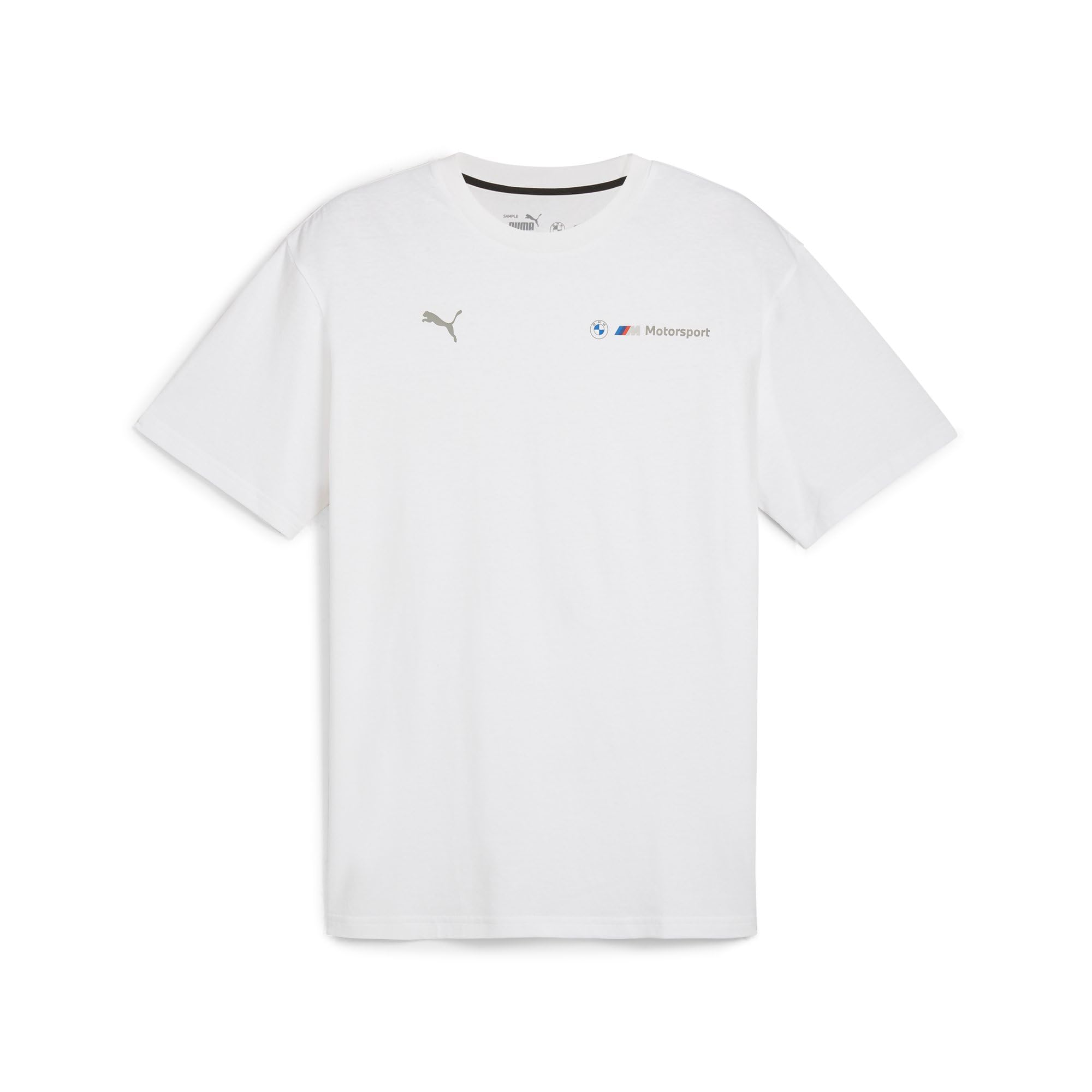Bmw Men's White Genuine M Motorsport Logo T Shirt Tee Top Short Sleeve Relaxed, M
