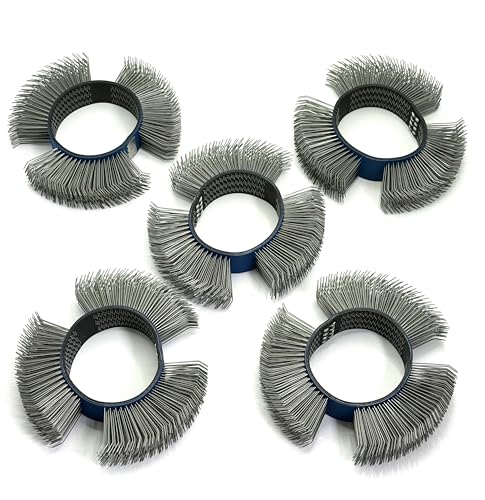 Image of 5PCS, Abrasive Wire Wheel Belts, Bristle Blasting Tool for Surface Blaster | 0.5mm Carbon Spring Steel, Metal Blaster Clearing, Bristle Blasting Wheels, 23mm width, Medium Type, A Box with Five Belts